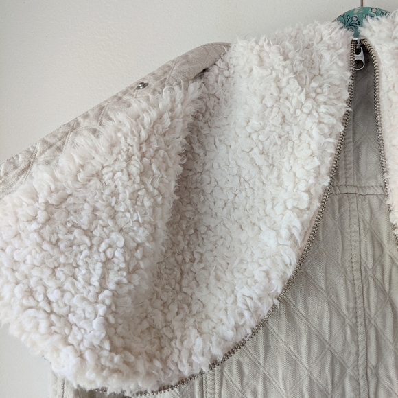 Anthropologie Hei Hei Lunan Anorak Jacket Ivory - Picture 7 of 11